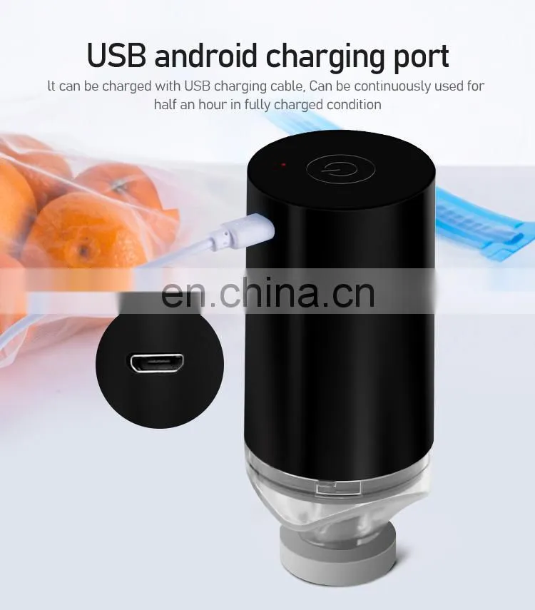 Hot Selling Vacuum Pump Food Storage Portable Vacuum Sealer Vacuum Pump