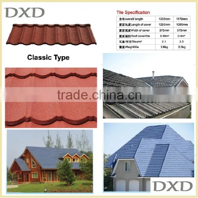 Stone Coated Steel Roof Tile