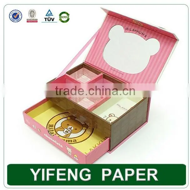 Custom Logo Printed Decorative kraft paper box slide open box