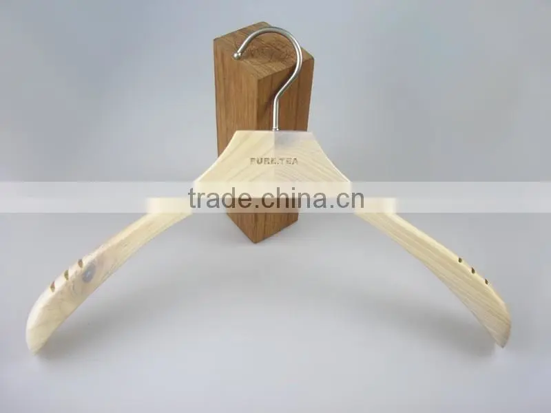IMY-541 lotus wooden hangers customised hot sale