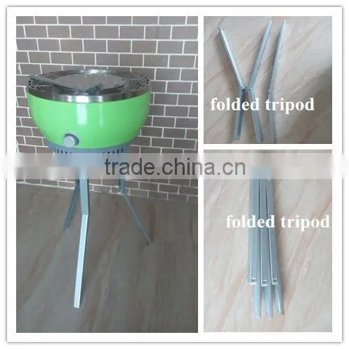 Outdoor Portable Charcoal BBQ grill with carrying bag For Camping Barbeque