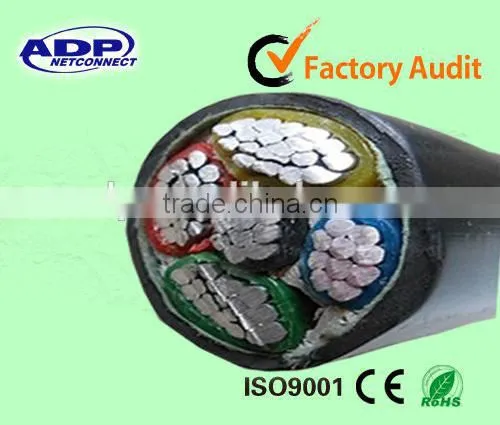 0.6/1KV XLPE Insulation PVC Sheath YJLV Electric/Power Cable
