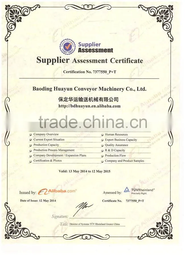 1250S PVC Whole Core Rubber Belt PVG Fire Retardant Belt