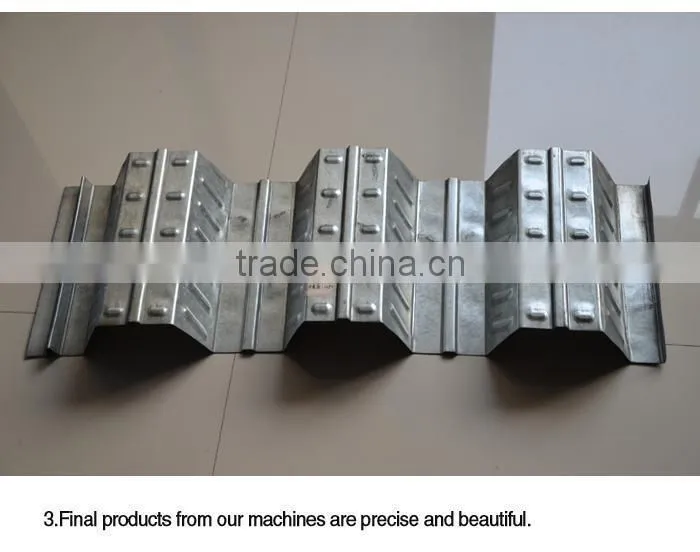 Decking Floor Forming Machine, Metal Deck Roll Forming Machine With ISO