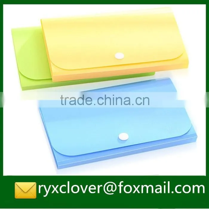 High quality stationery suppiler PP foldable expanding file folder for school