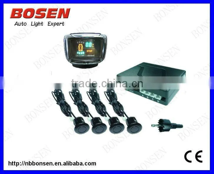 Buzzer ato rear parking sensor with VFD display