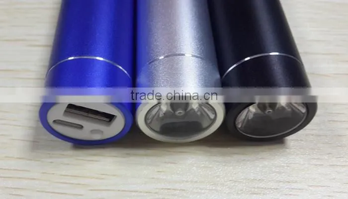 2600mAh Portable power bank with Led travel charger