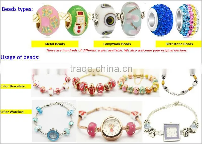 handmade enameled metal corner bead for Jewelry