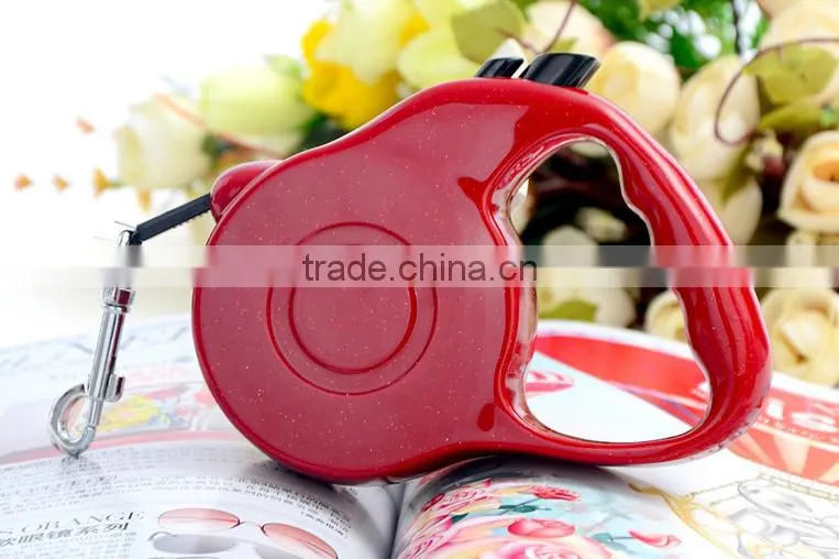 Plastic 3 meter 5 meter automatic retractable dog leash dog accessories