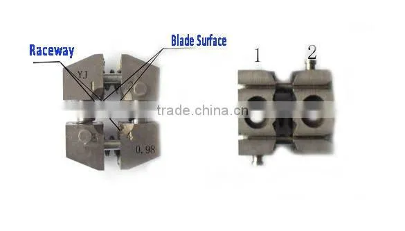 8mm copper bar welding dies / drawing process welding die / cold welding machine dies, moulds