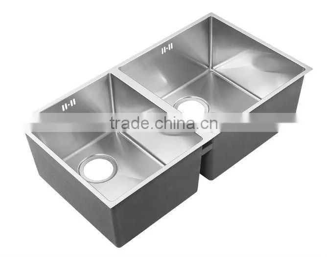 Undermount Double Bowl Stainless Steel Kitchen Sink-RUS 200a