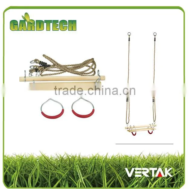 Ningbo No.1 garden supplier garden outdoor Wooden ring trapeze