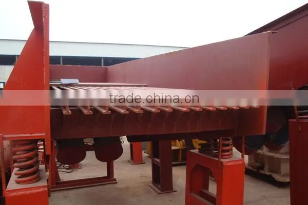 mining motor vibrating hopper feeder machine for iron ore