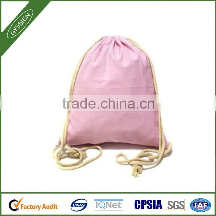 promotional jute drawstring bag