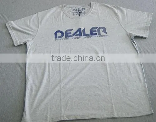 100% preshrunk cotton t-shirts for men/Men preshrunk cotton t-shirt Customer printing design