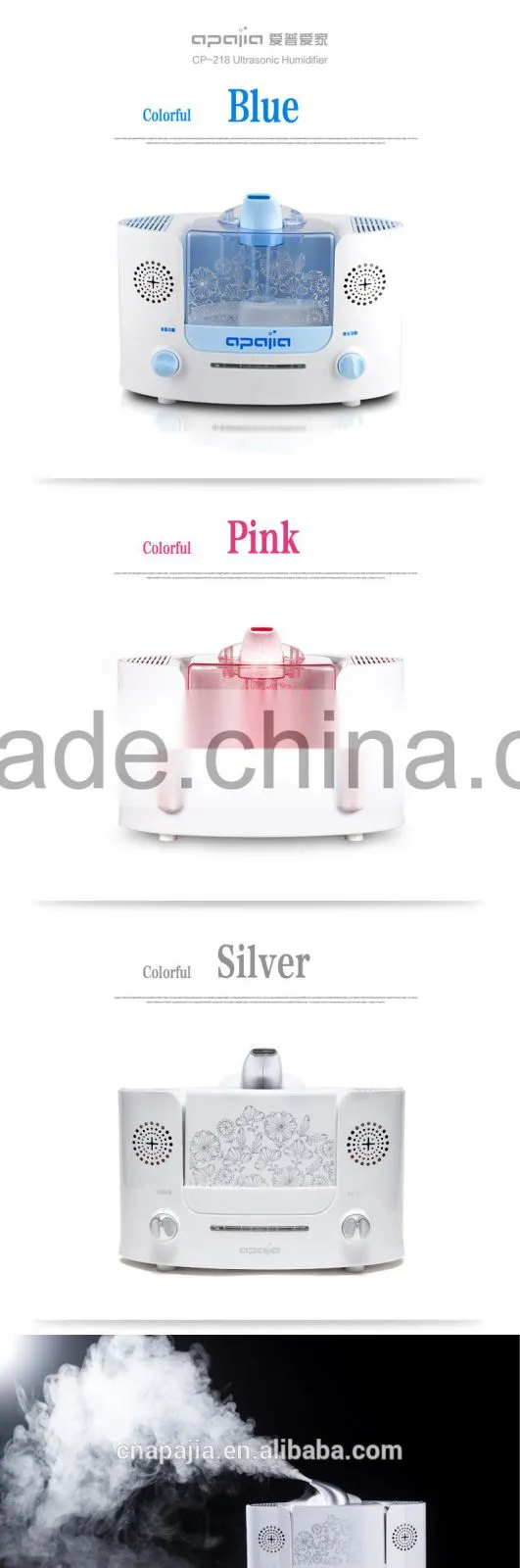 ultrasonic diffuser humidifier aromatherapy nebulizer