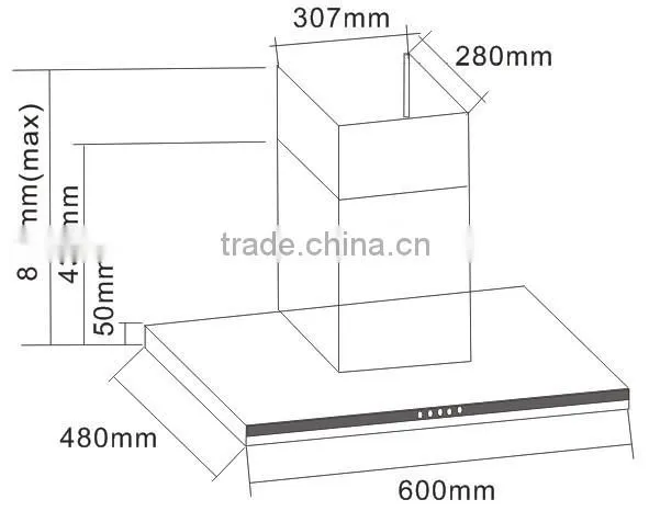 24 inch buffer filter range hood