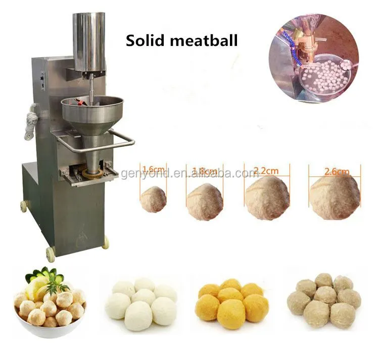 Factory Genyond High Speed Fish Meatball Forming Cooking Processing Equipment Making Machine
