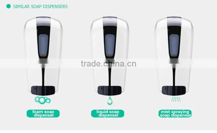 liquid manual soap lotion dispenser / wall mount refillable sanitizer gel machine / never leakage shampoo dispenser YK5008-A
