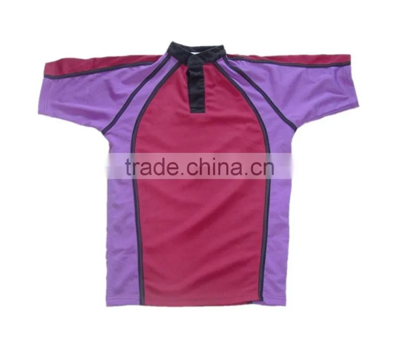 Custom made team wear rugby jersey