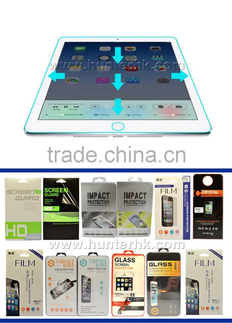 Utra Smooth 0.3mm Thickness For iPad 4 Tempered Glass