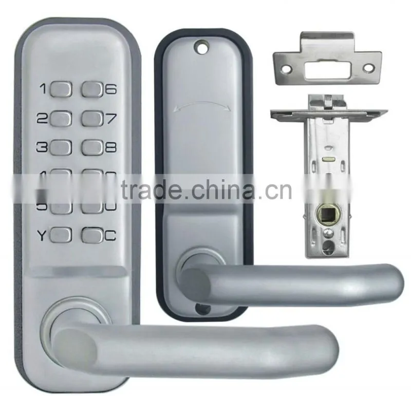 OSPON Push Button Mechanical latch Lock Stain nickel OS2209A