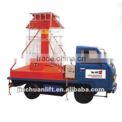 vehicular cylinder telescopic hydraulic lift