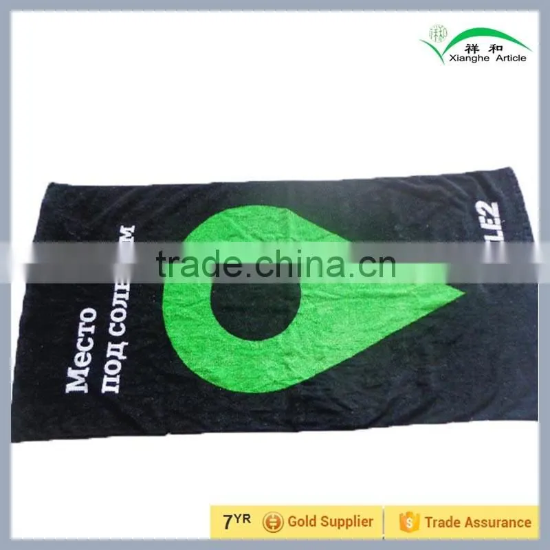 Promotion Beach Towel High Quality Velour Reactive Printed