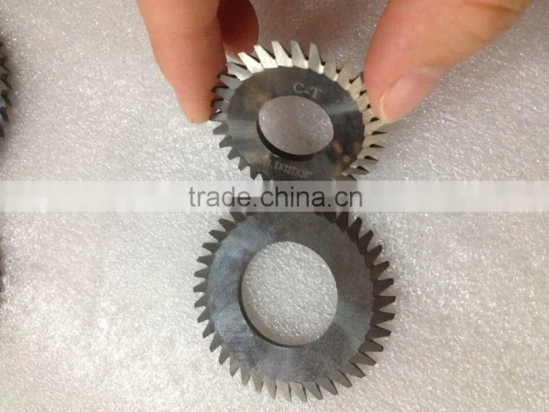 zhuzhou tungsten carbide factory supply small tungsten carbide saw blade for metal cutting