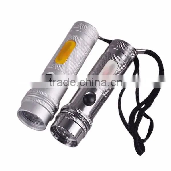 High Quality Durable Flashlight Torch Branded 12 LED Torchlight for Promotion