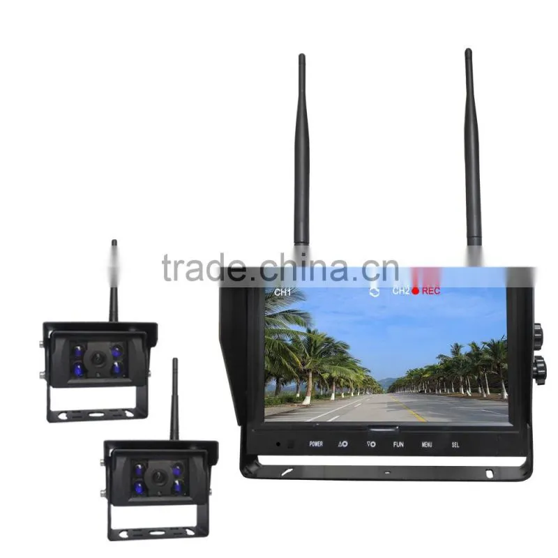 Vehicle Fleet Reversing Type 10G Anti-vibration 700TVL Infrared Night View Waterproof Speaker Vehicle Camera for DVR