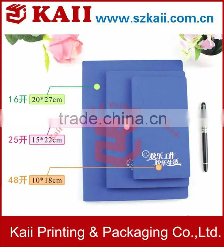 reliable supplier of loose leaf leather journal diary notebook in China