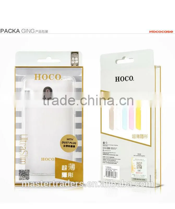 Original HOCO Light Series 0.6mm Ultra Thin Soft TPU Clear Protective Back Cover Case For Meizu MX4 MT-2942