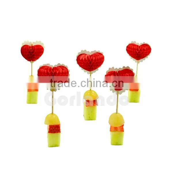 decorative paper cocktail stick flag 65mm