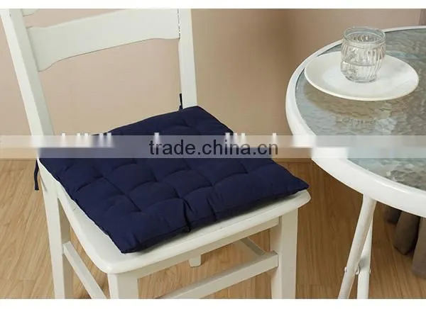 2015 New design 100% Handmade Dark navy ties chair cushion seat cushion chair pad