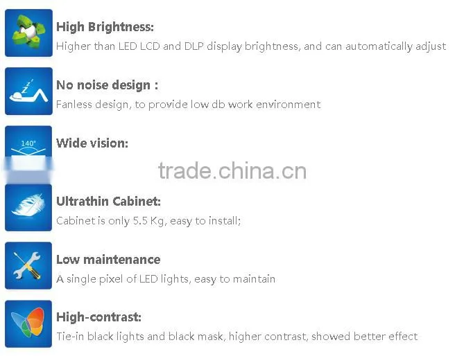 Ex-factory price curved indoor led big video tv screen/Full color p12.5 stage background led display