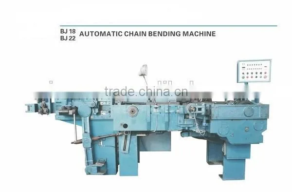 China BJ18/22 Automatic Chain Bending Machine/High Quality Chain Making Equipment