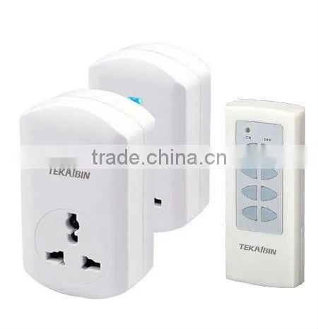 TW68C, 1v1, 1v2, 1v3, 1v4, wireless Remote Control Socket (Chinese type, plug-in)