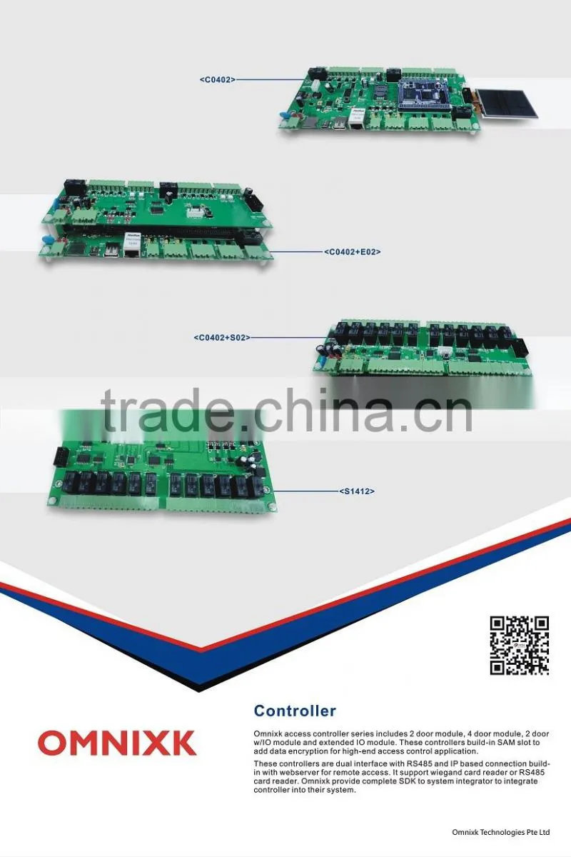 OMNIXK access control system access controller C0402+S02