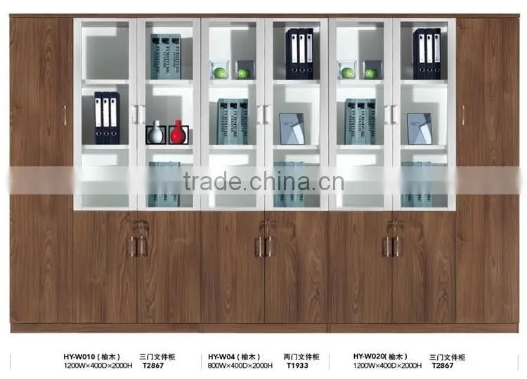 Saving place glass display cabinet