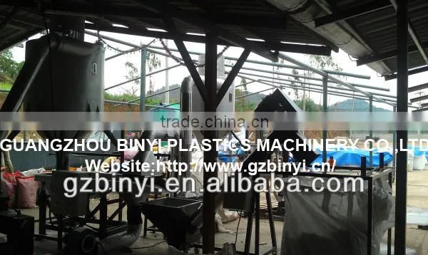Guangzhou machinery manufacturer plastic used water bottle crushing washing drying recycling line