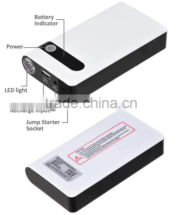 sunpow 8000mAh Multi-Function Car Battery power bank 12v car jump starter for gasoline engine with Air compressor