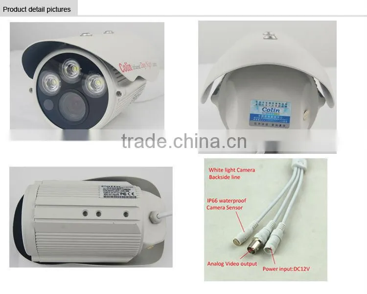 Colin 800tvl high focus night vision cctv camera home security camera