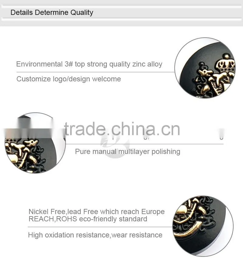 Fashion Designer Decoration Carbide Clothing Buttons