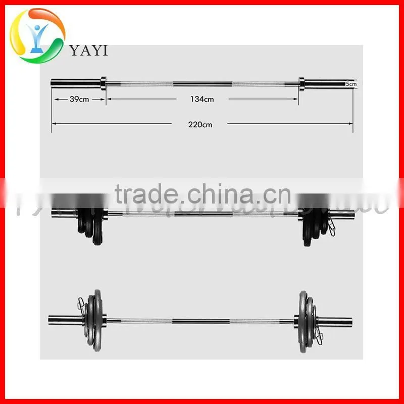 High Quality 15kg & 20kg Black Finish Oxide Olympic Barbell