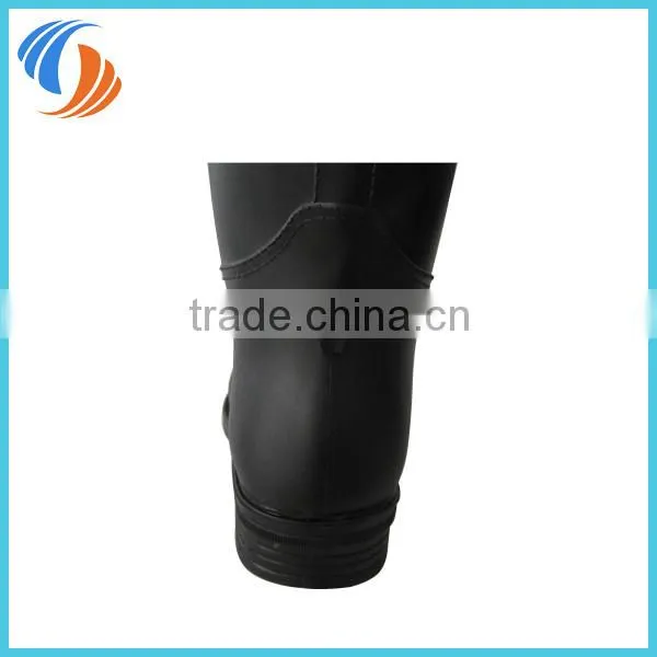 Women's New Stylish PVC Solid Waterproof Boots Hight Tube Rain Boots