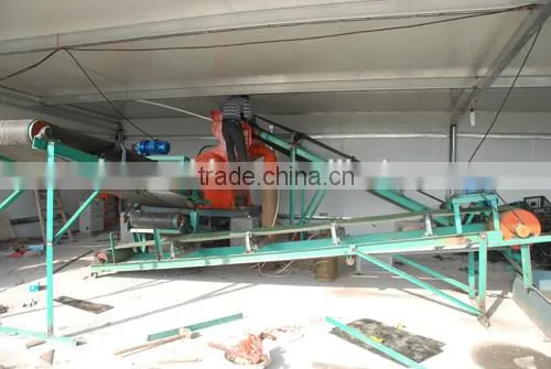 Uncured rubber wire separator machine uncured tire leftovers recycling machine wire removing machine