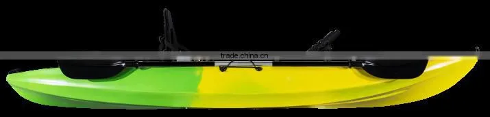 KINLIFE Plastic fishing canoe kayak for single person
