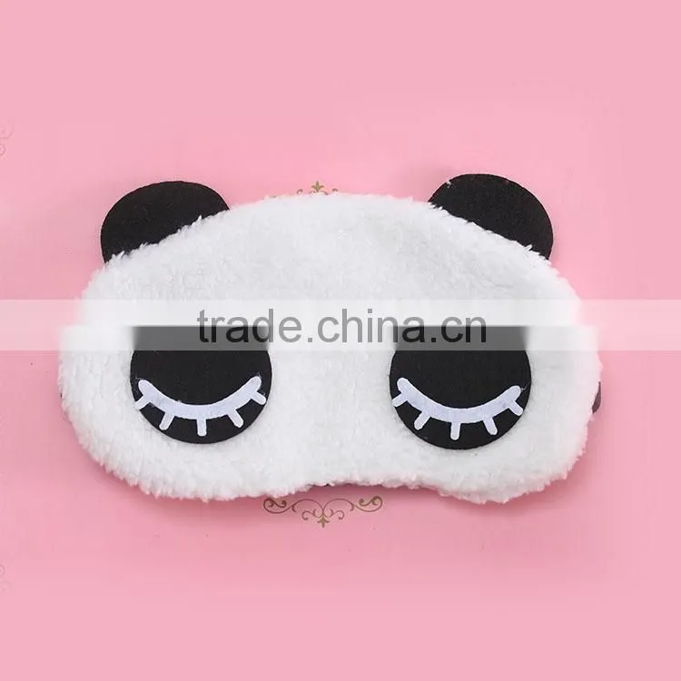 Panda Sleeping Eye Mask Nap Eye Shade Cartoon Blindfold Sleep Eyes Cover Sleeping Travel Rest Patch Blinder