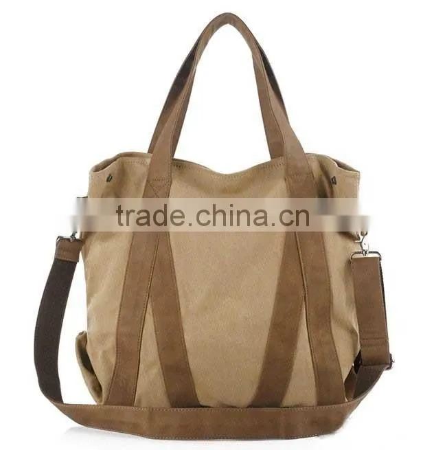 Tote Bag For School, Black Tote Canvas Bag, Travel Tote For Women